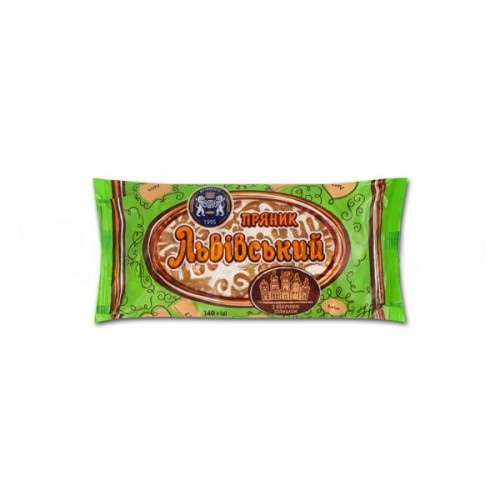 140 Г ПРЯНИК С ЯБЛОЧНЫС ПОВИДЛОМ ЛЬВОВСКИЙ